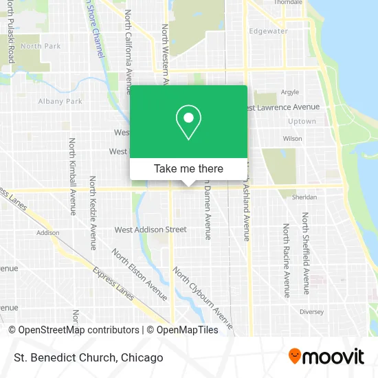 St. Benedict Church map