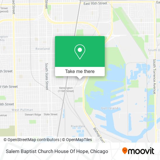 Salem Baptist Church House Of Hope map
