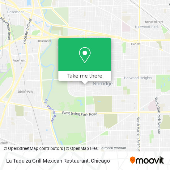 Mapa de La Taquiza Grill Mexican Restaurant