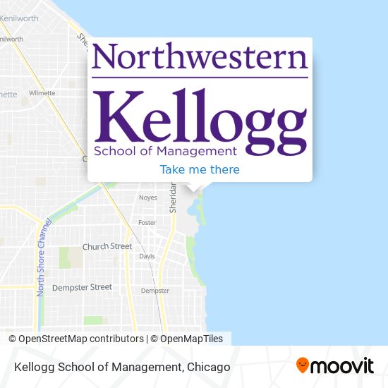 Mapa de Kellogg School of Management