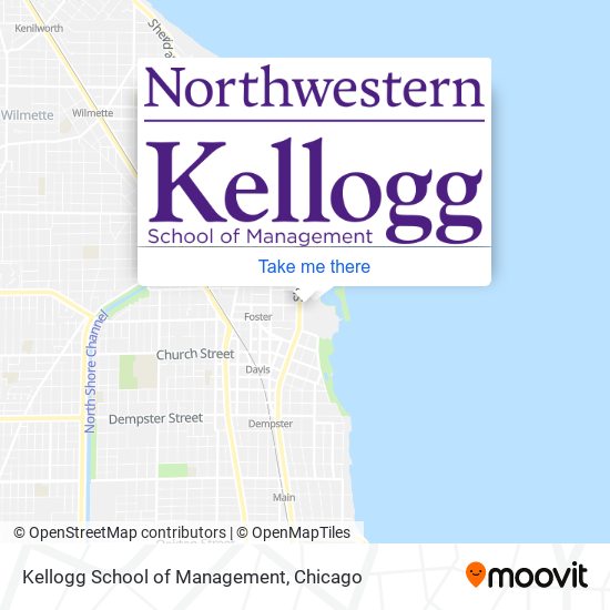 Mapa de Kellogg School of Management