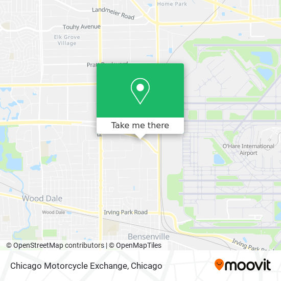 Mapa de Chicago Motorcycle Exchange