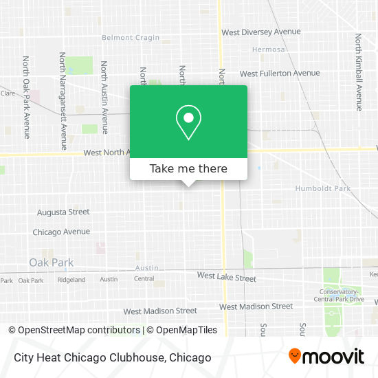 City Heat Chicago Clubhouse map