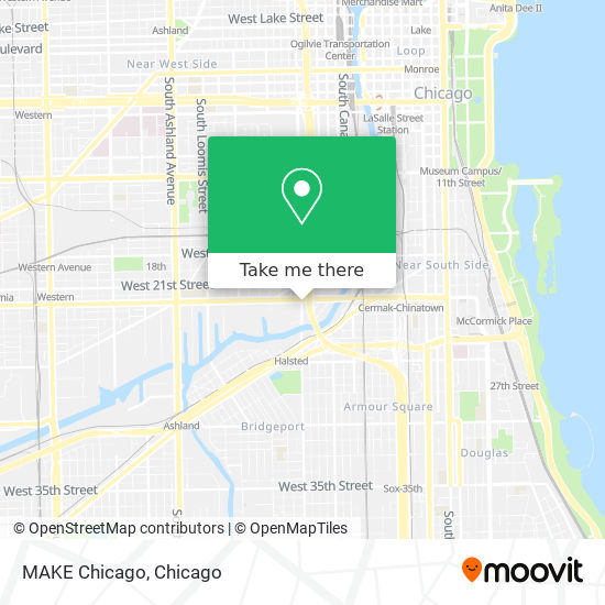 Mapa de MAKE Chicago