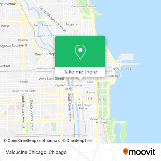 Mapa de Valcucine Chicago