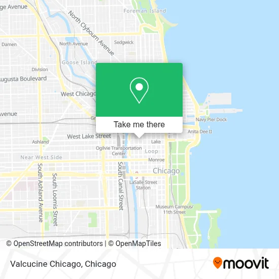 Valcucine Chicago map