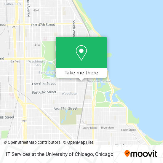 IT Services at the University of Chicago map