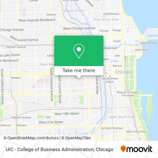 UIC - College of Business Administration map