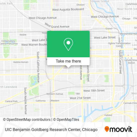 UIC Benjamin Goldberg Research Center map