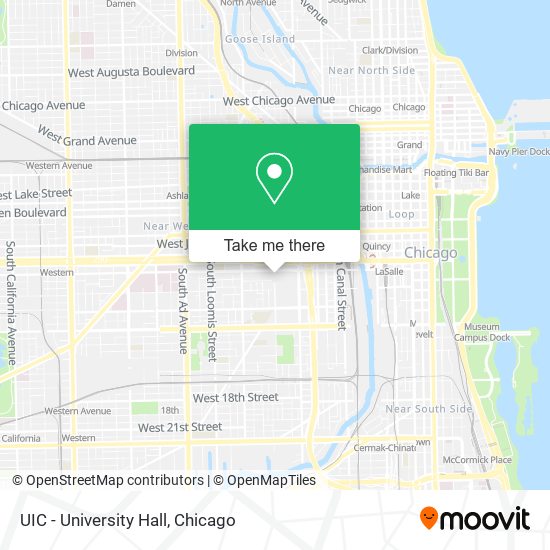 UIC - University Hall map