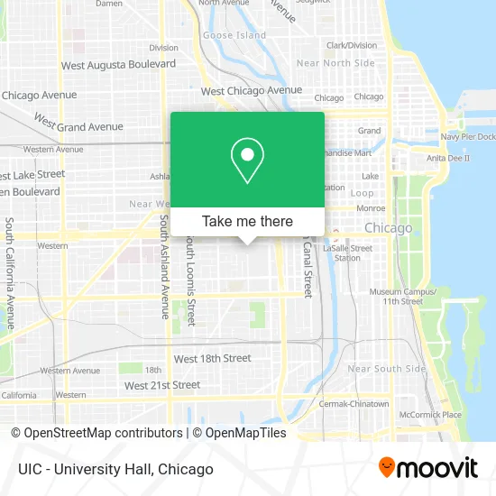 UIC - University Hall map