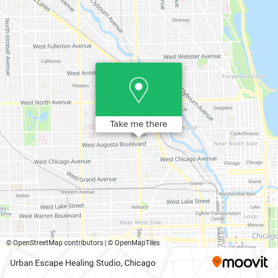 Urban Escape Healing Studio map