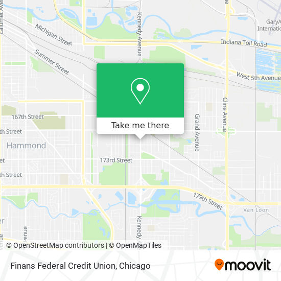 Finans Federal Credit Union map