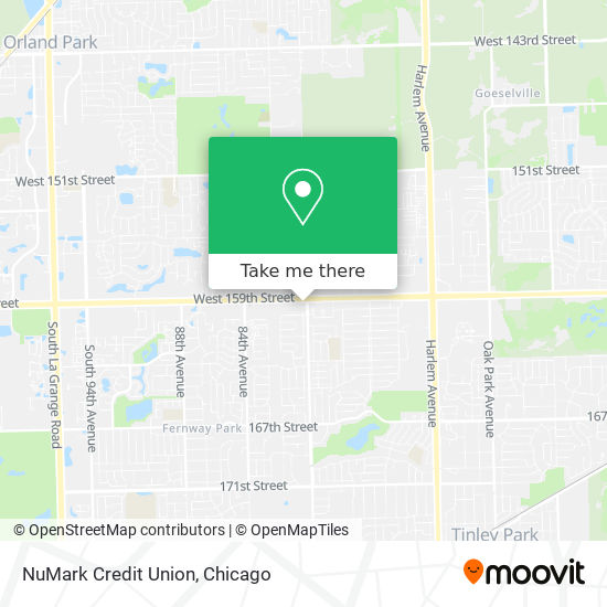 NuMark Credit Union map