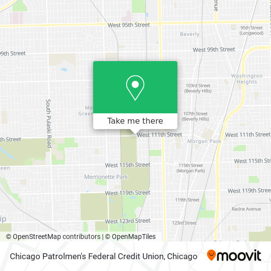 Chicago Patrolmen's Federal Credit Union map