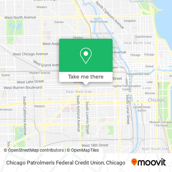 Chicago Patrolmen's Federal Credit Union map