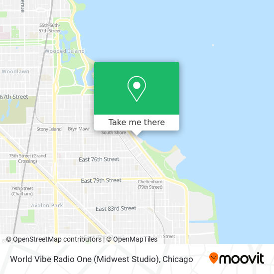 World Vibe Radio One (Midwest Studio) map