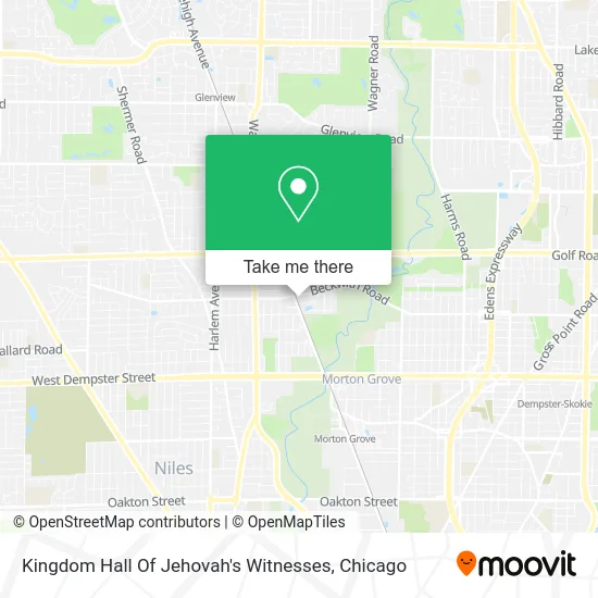 Kingdom Hall Of Jehovah's Witnesses map