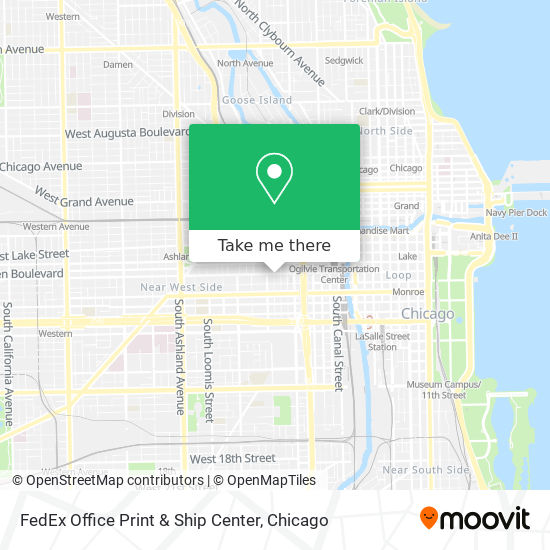 FedEx Office Print & Ship Center map