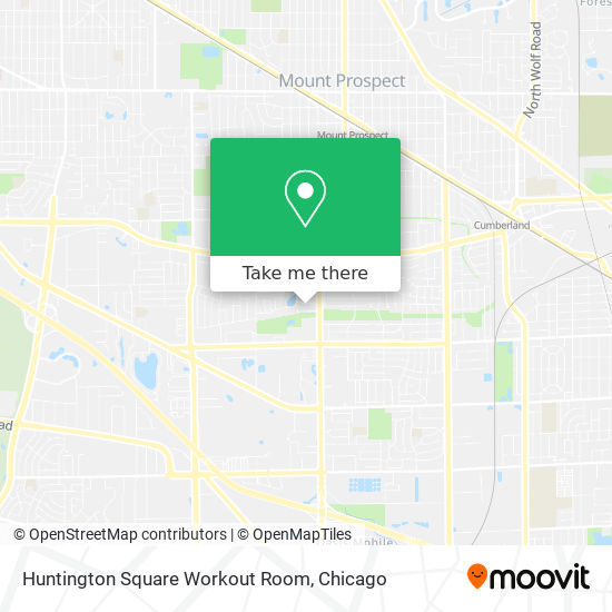 Huntington Square Workout Room map