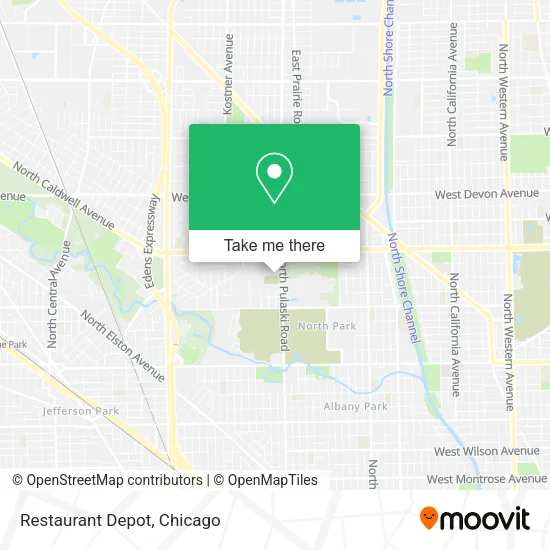 Restaurant Depot map