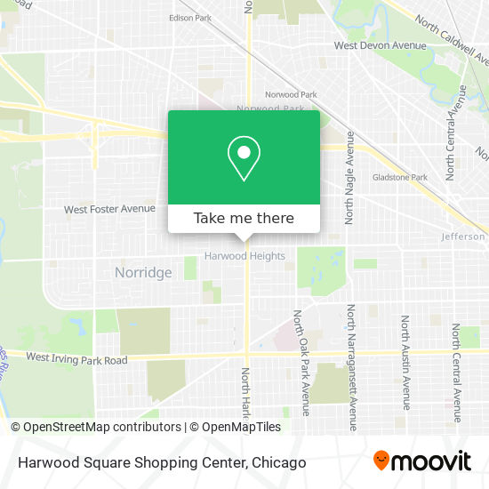 Harwood Square Shopping Center map