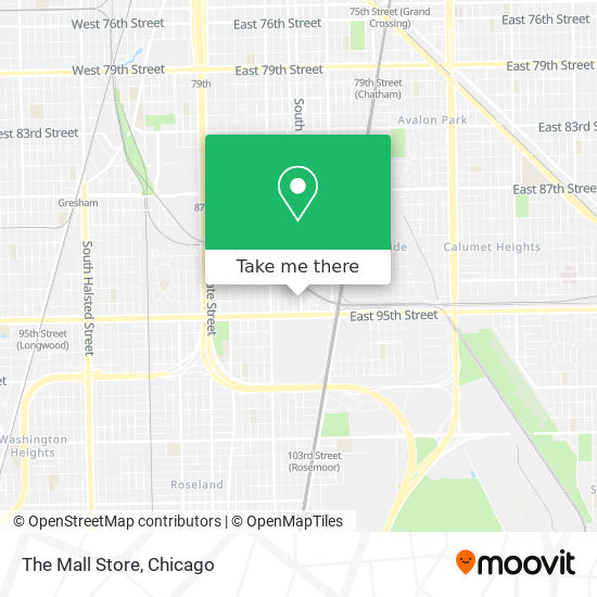The Mall Store map