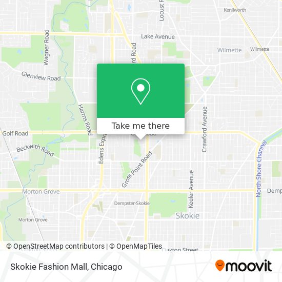 Skokie Fashion Mall map