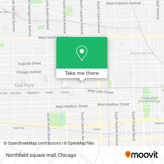 Mapa de Northfield square mall