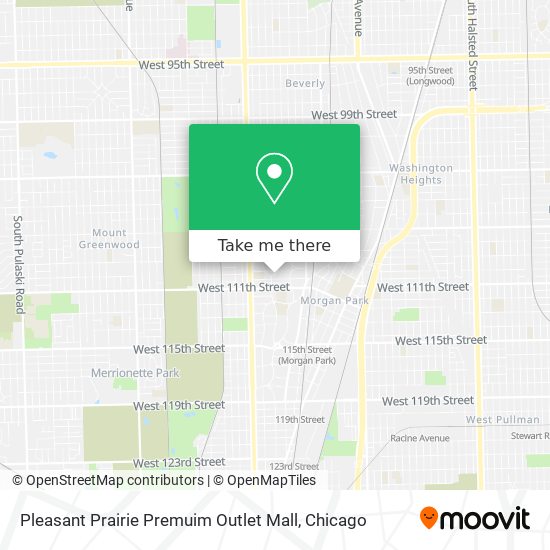 Pleasant Prairie Premuim Outlet Mall map