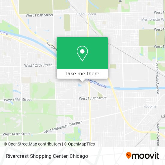 Mapa de Rivercrest Shopping Center