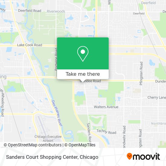 Mapa de Sanders Court Shopping Center