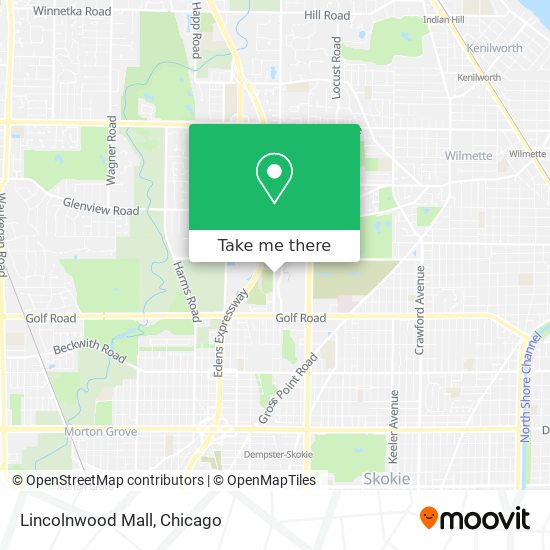 Lincolnwood Mall map