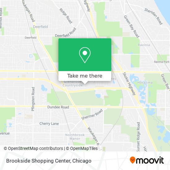 Brookside Shopping Center map