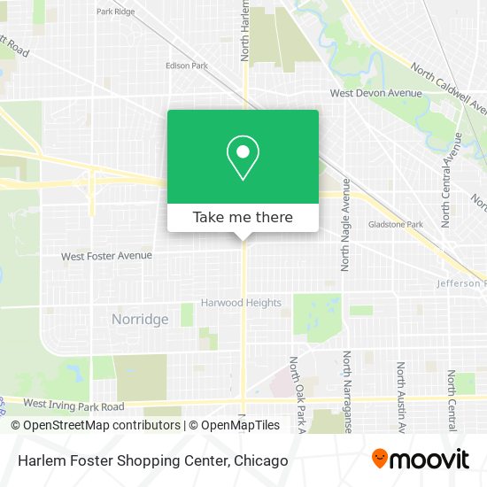 Harlem Foster Shopping Center map