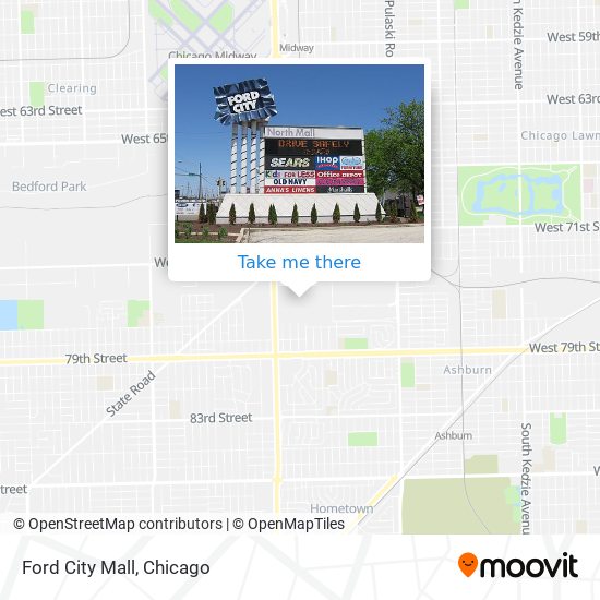 Ford City Mall map