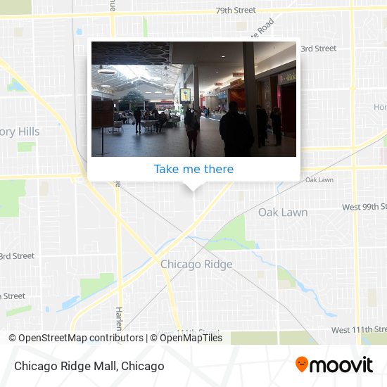 Chicago Ridge Mall map