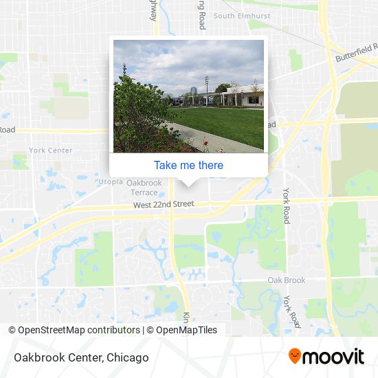 How to get to Oakbrook Center in Oak Brook by Bus or Chicago 'L'?