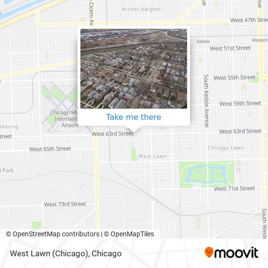 West Lawn (Chicago) map