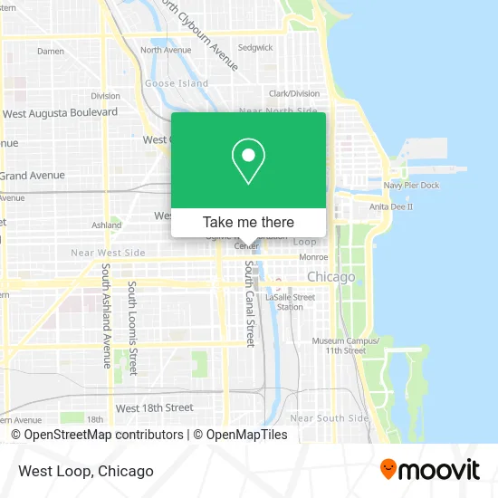 West Loop map