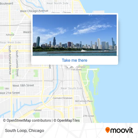 South Loop map
