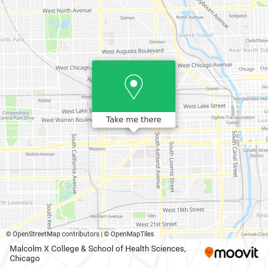 Malcolm X College & School of Health Sciences map