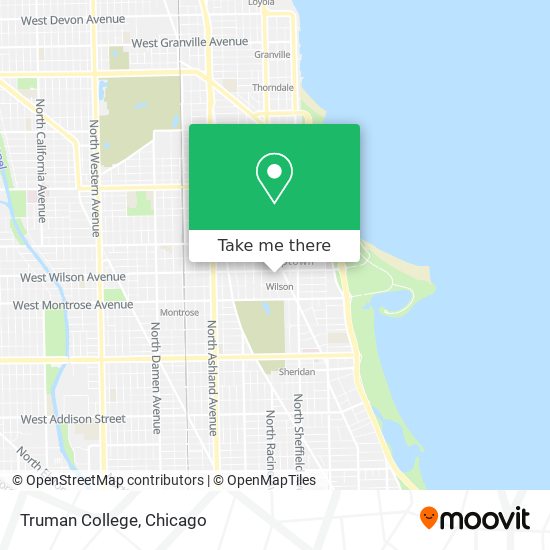 Truman College map