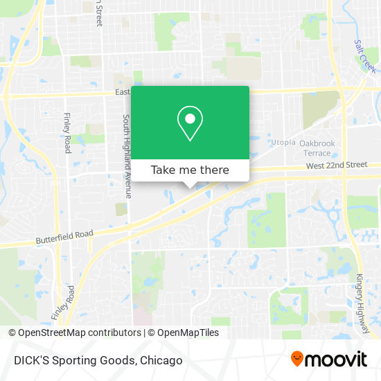 DICK'S Sporting Goods map