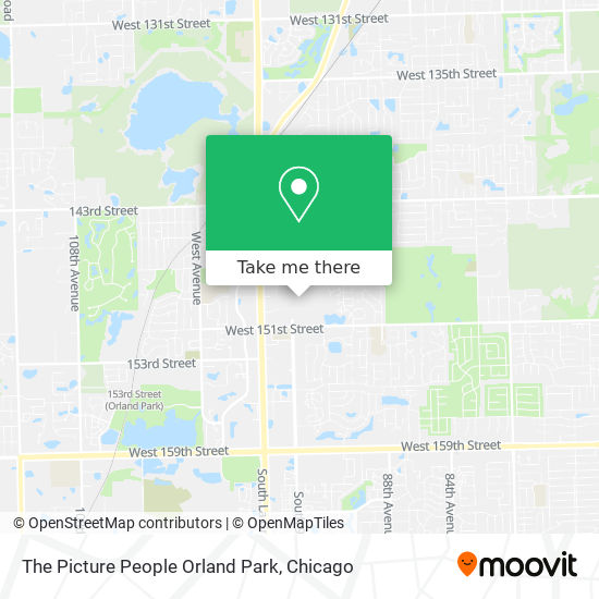 The Picture People Orland Park map