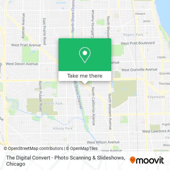 Mapa de The Digital Convert - Photo Scanning & Slideshows