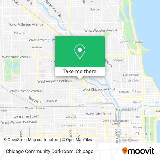 Mapa de Chicago Community Darkroom