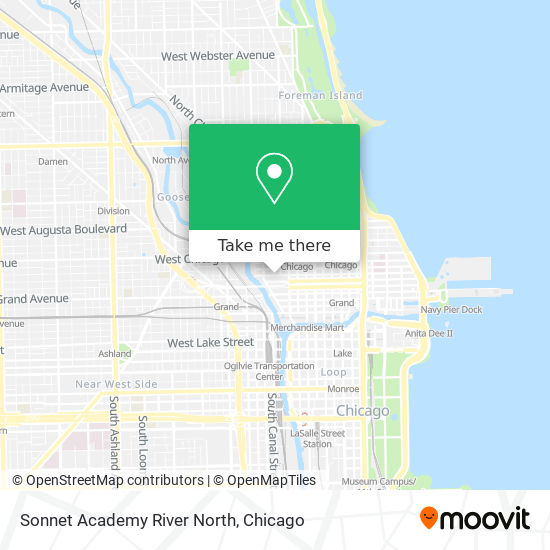 Sonnet Academy River North map