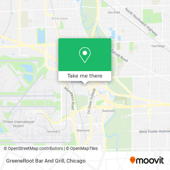 Mapa de GreeneRoot Bar And Grill
