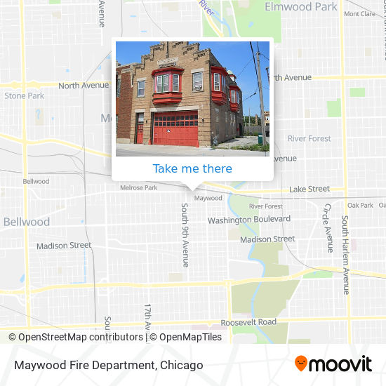 Mapa de Maywood Fire Department